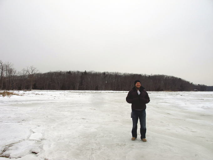 the Great Bay frozen